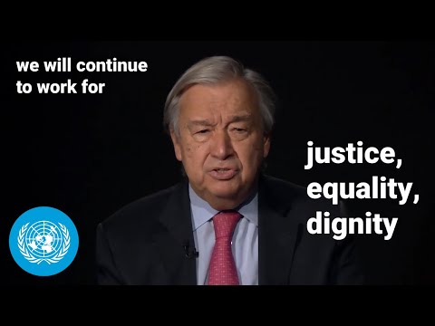 UN Chief António Guterres video message on Human Rights Day 2021