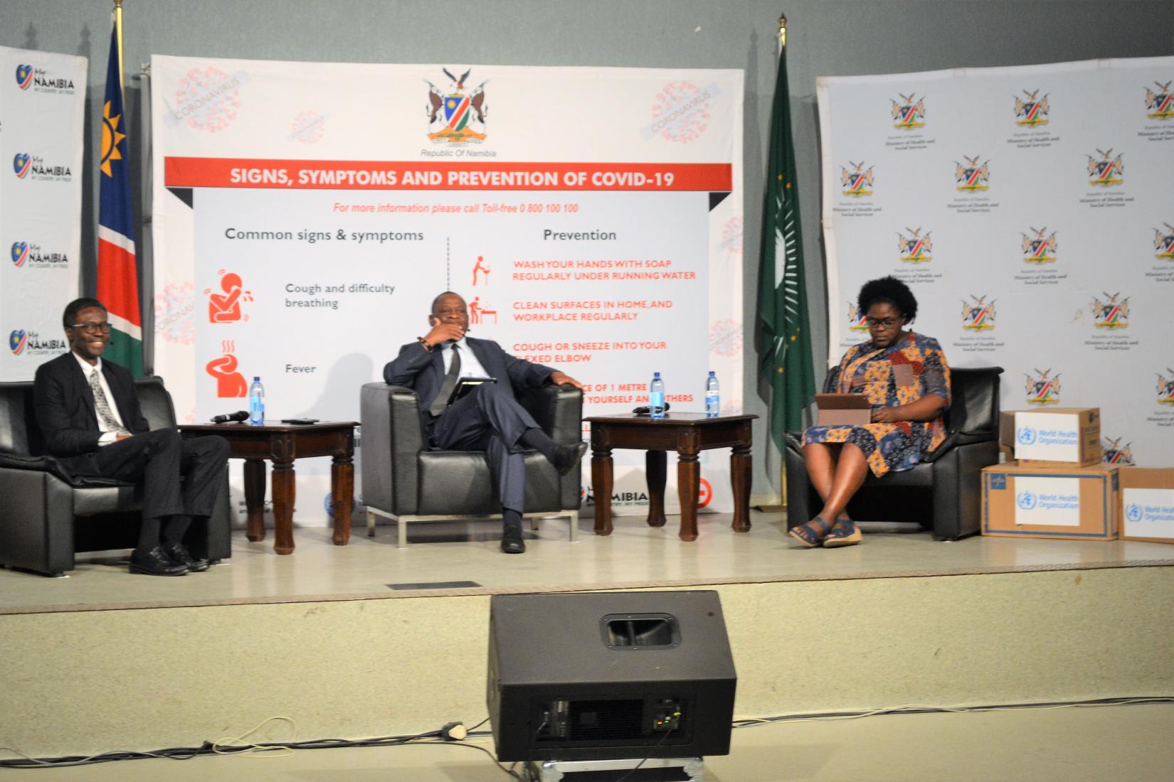 Panel discussion about healthcare workers and the challenges they face.