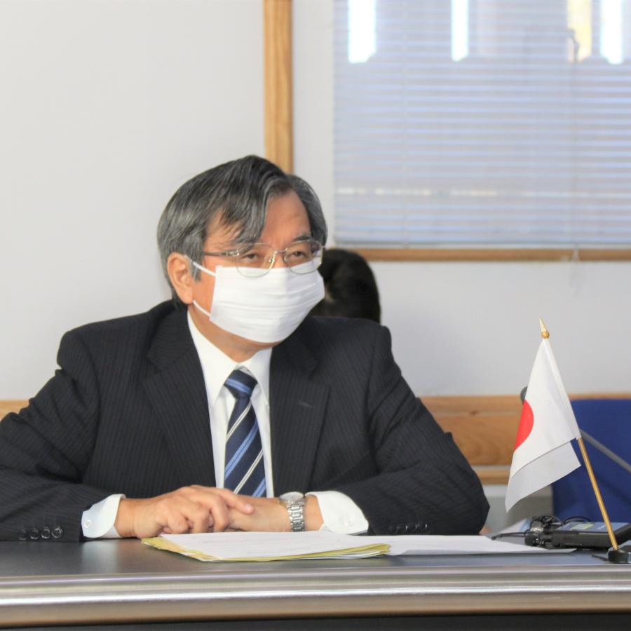 Hideaki Harada, Ambassador of Japan to the Republic of Namibia.  