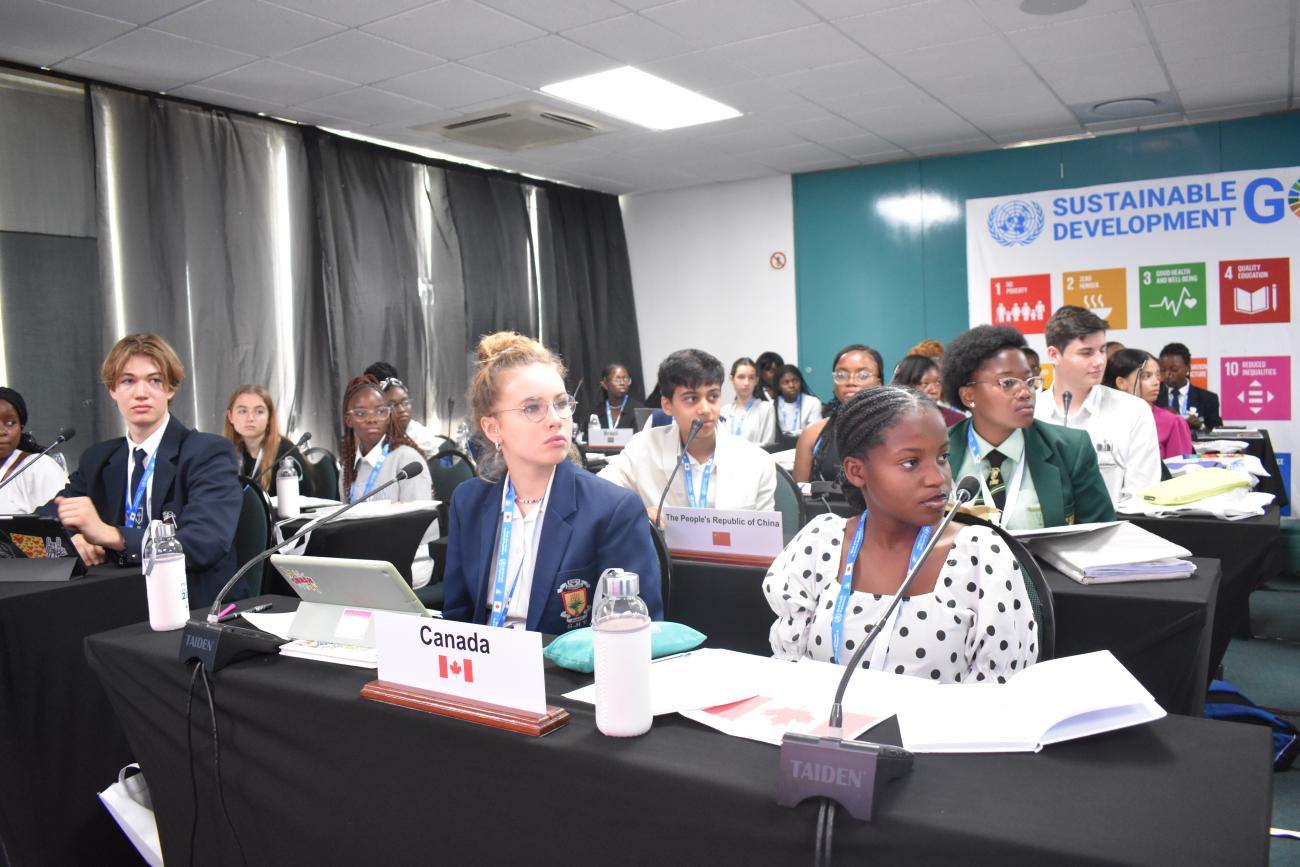 Namibian Students Step Into Diplomatic Roles at the Ongoing 2-Day Model
