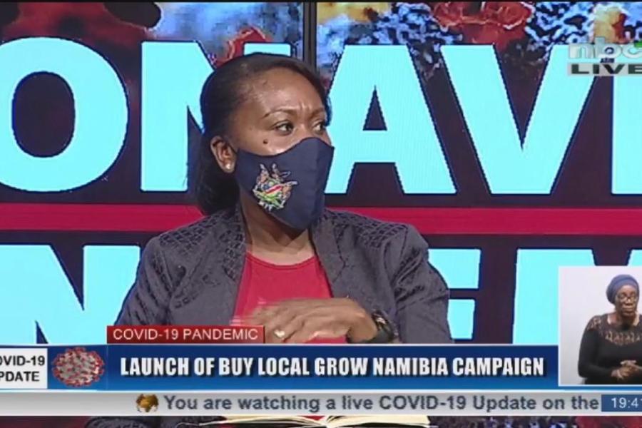 Panel discussion on the launch of the Buy Local, Grow Namibia Campaign
