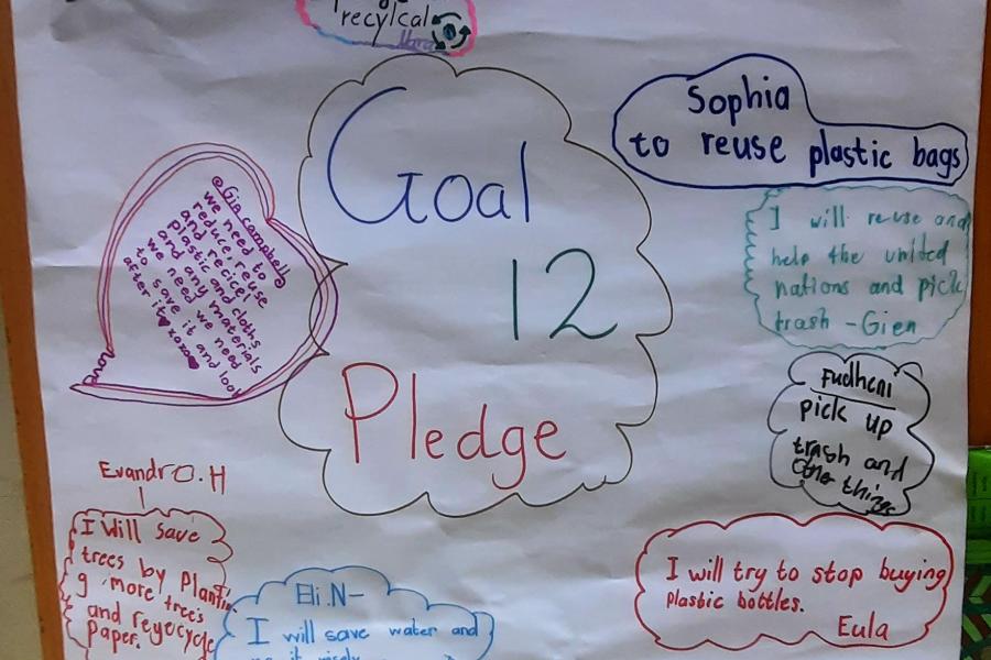 Students explore Sustainable Development Goal 12 | United Nations in ...