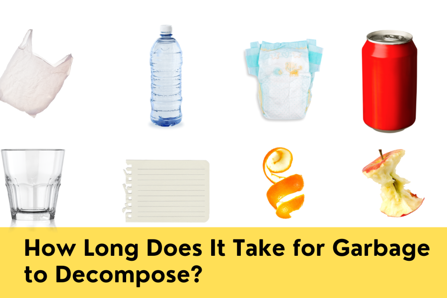 How long does it take for grabage to decompose?