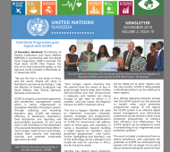 UN Namibia Newsletter- November 2018, Volume 3 Issue 10