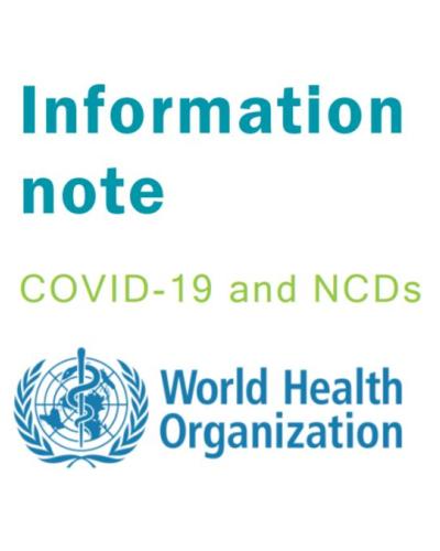 Information Note COVID-19 and Non-Communicable Diseases