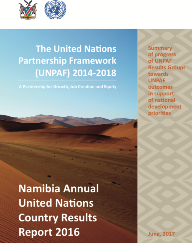 Namibia Annual United Nations Country Results Report 2016