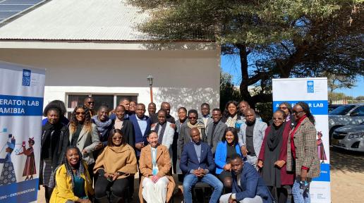 Proud Public Service champions who participated in fruitful sessions facilitated by the UNDP Accelerator Lab innovation experts